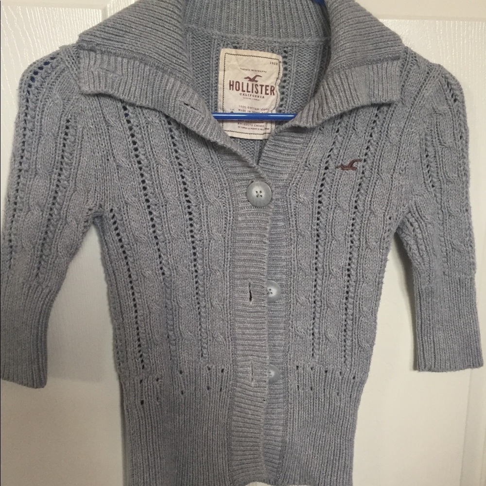 Gray Hollister sweater
